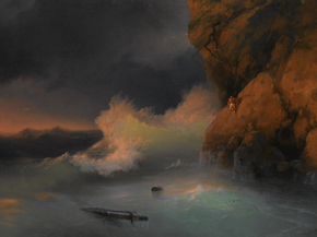 Aivazovsky Ivan | Айвазовский Иван - Выживший, 1884