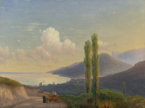 Aivazovsky Ivan | Айвазовский Иван - Дорога на Гурзуф, 1878