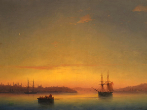 Aivazovsky Ivan | Айвазовский Иван - Закат солнца в Константинополе