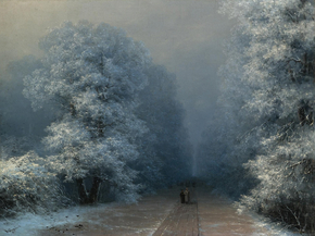 Aivazovsky Ivan | Айвазовский Иван - Зимний ландшафт Aivazovsky Ivan | Айвазовский Иван - Зимний ландшафт