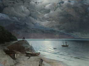 Aivazovsky Ivan | Айвазовский Иван - Катание на веслах под луной