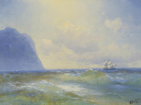 Aivazovsky Ivan | Айвазовский Иван - Корабль в море, 1895