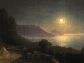 Aivazovsky Ivan | Айвазовский Иван - Крым в лунную ночь