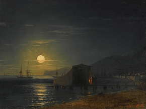 Aivazovsky Ivan | Айвазовский Иван - Купальня в Феодосии, 1862