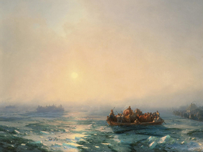 Aivazovsky Ivan | Айвазовский Иван - Лед на Днепре, 1872