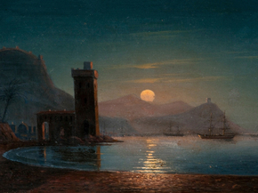 Aivazovsky Ivan | Айвазовский Иван - Лунная дорожка на воде