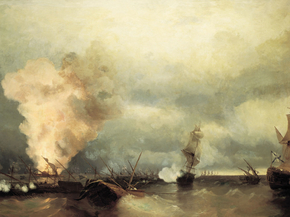 Aivazovsky Ivan | Айвазовский Иван - Морское сражение, 1846 Aivazovsky Ivan | Айвазовский Иван - Морское сражение, 1846