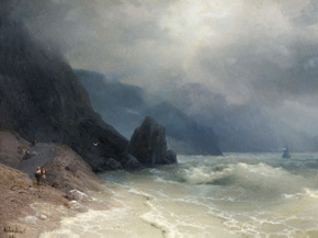 Aivazovsky Ivan | Айвазовский Иван - Морской берег, 1886