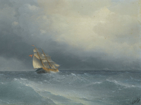 Aivazovsky Ivan | Айвазовский Иван - Начинается шторм, 1880