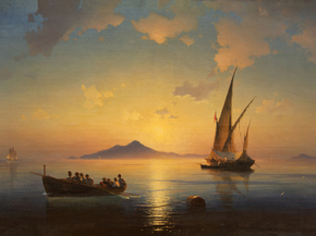Aivazovsky Ivan | Айвазовский Иван - Неаполитанский залив, 1841