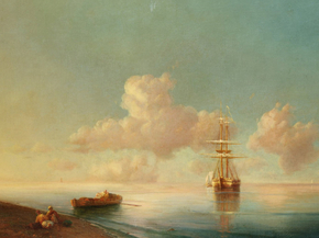 Aivazovsky Ivan | Айвазовский Иван - Отдых на берегу, 1891
