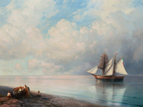 Aivazovsky Ivan | Айвазовский Иван - Спокойное море, 1884
