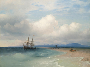 Aivazovsky Ivan | Айвазовский Иван - Судно у крымского берега