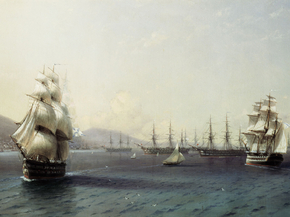 Aivazovsky Ivan | Айвазовский Иван - Черноморский флот в Феодосии