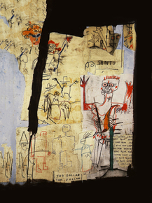 Basquiat J.M. - Santo versus Second Avenue | Баския Жан-Мишель