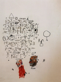 Basquiat J.M. - Caucasian, Negro | Баския Жан-Мишель