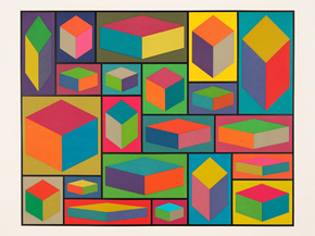 LeWitt Sol - Distorted Cubes, 2001 | Левитт Сол