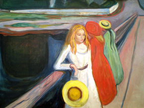 Edvard Munch | Эдвард Мунк - Девушки на пирсе Edvard Munch | Эдвард Мунк - Девушки на пирсе