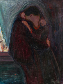 Edvard Munch | Эдвард Мунк - Поцелуй