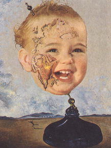 Salvador Dali - Baby map of the world | Сальвадор Дали