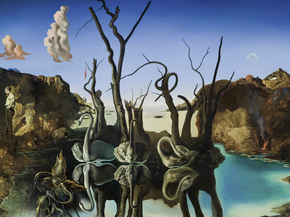 Salvador Dali - Swans Reflecting Elephants | Сальвадор Дали