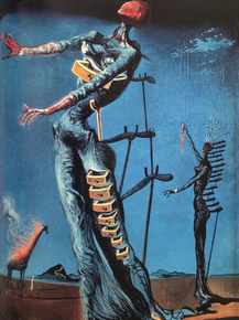 Salvador Dali | Сальвадор Дали - Жираф в огне