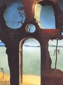 Salvador Dali - Ruin With Head Of Medusa | Сальвадор Дали