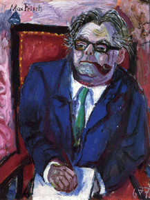 Dix Otto - Portrait of the Writer Max Frisch | Дикс Отто