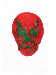 Damien Hirst - Chilli Red Lime Green Skull | Дэмьен Херст