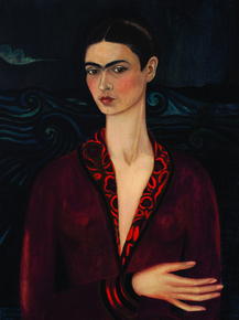 Frida Kahlo | Фрида Кало - Автопортрет в бархатном платье