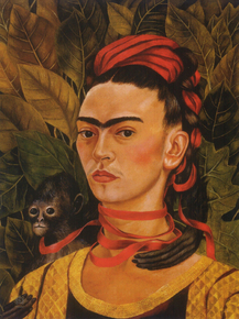 Frida Kahlo | Фрида Кало - Автопортрет с обезьянкой