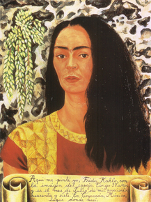 Frida Kahlo | Фрида Кало - Автопортрет с распущенными волосами