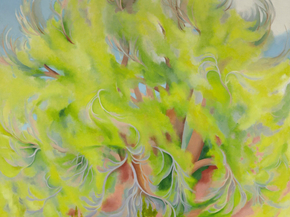 O'Keeffe Georgia - Cottonwood Tree in Spring | О'Кифф Джорджия