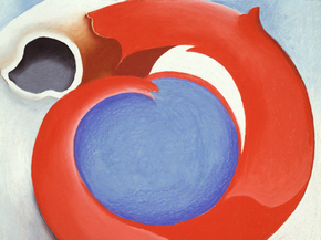 O'Keeffe Georgia - Goat's Horn With Red | О'Кифф Джорджия