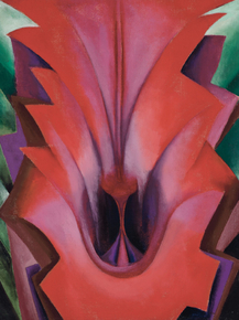 O'Keeffe Georgia - Inside Red Canna | О'Кифф Джорджия