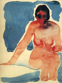 O'Keeffe Georgia - Seated Nude | О'Кифф Джорджия
