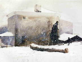 Wyeth Andrew - First Snow | Уайет Эндрю Wyeth Andrew - First Snow | Уайет Эндрю