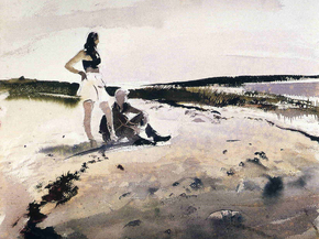 Wyeth Andrew - On Bar Island | Уайет Эндрю Wyeth Andrew - On Bar Island | Уайет Эндрю