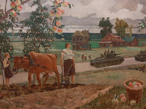 Дейнека Александр Александрович - Едут на войну, 1944