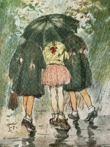 Жуков Николай Николаевич - Радость встречи, 1945 Жуков Николай Николаевич - Радость встречи, 1945
