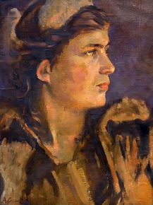 Самохвалов Александр Николаевич - Девушка боец, 1945 Самохвалов Александр Николаевич - Девушка боец, 1945