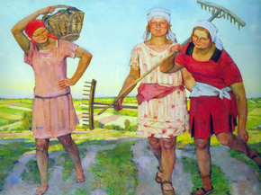 Юон Константин Федорович - Returning from the Work