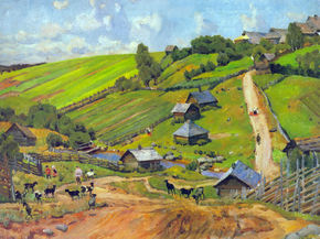 Юон Константин Федорович - The Village of Novgorod Governorate