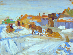 Юон Константин Федорович - The Winter Sunny Day