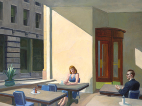 Edward Hopper - Sunlight in a Cafeteria | Хоппер Эдвард