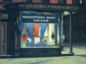Edward Hopper - Drug Store, 1927 | Хоппер Эдвард