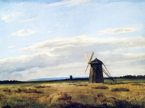 Shishkin Ivan | Шишкин Иван - Мельница в поле