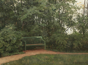 Shishkin Ivan | Шишкин Иван - Скамейка в аллее Shishkin Ivan | Шишкин Иван - Скамейка в аллее