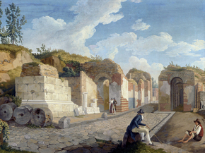 Jakob Hackert | Хаккерт Якоб - Das Herkulaner Tor in Pompeji