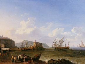 Jakob Hackert | Хаккерт Якоб - Blick auf Lipari und Stromboli